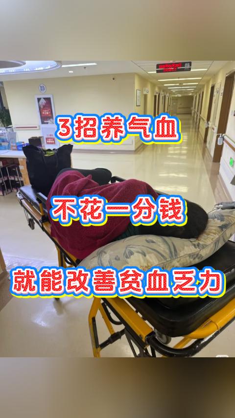 3招养气血，不花一分钱就能改善贫血乏力。大家好，我是血液科张广蕊医生，之前科普的