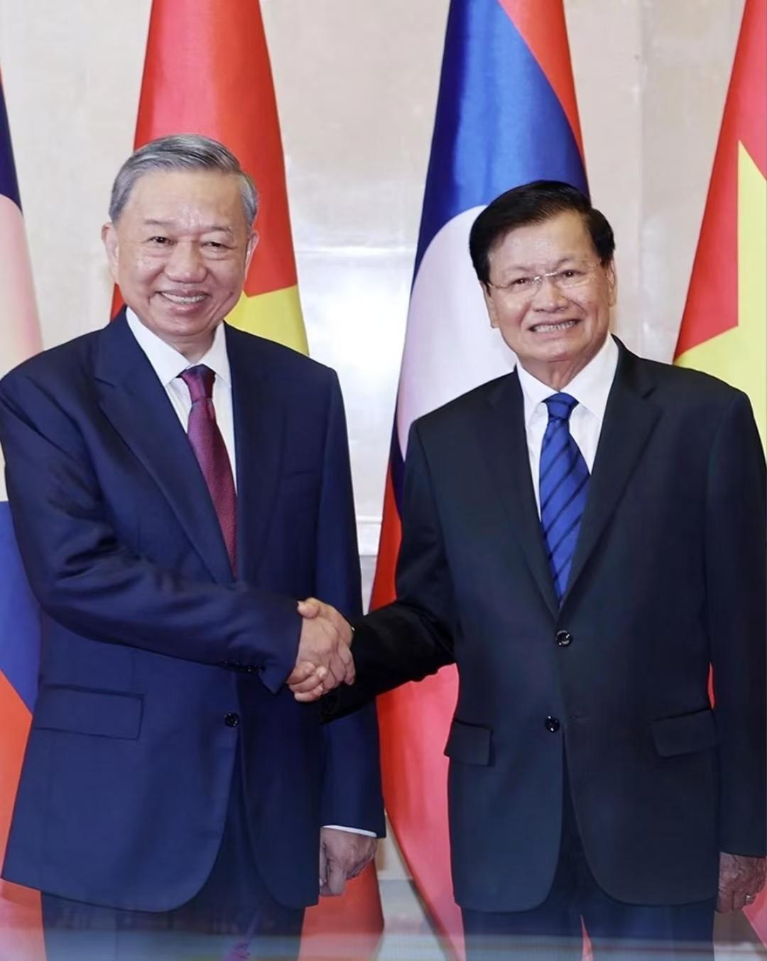 苏林将赴万象出席老挝国庆50周年暨凯山丰威汉诞辰105周年。值得注意的是，在胡志