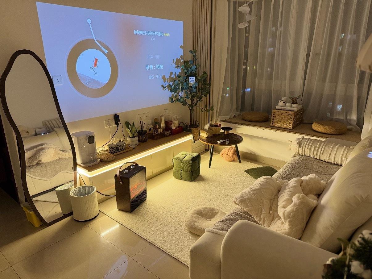 小户型去客厅化其实网上改造的这种房子也不在少数，但是如果让我自己装修选择的话还是