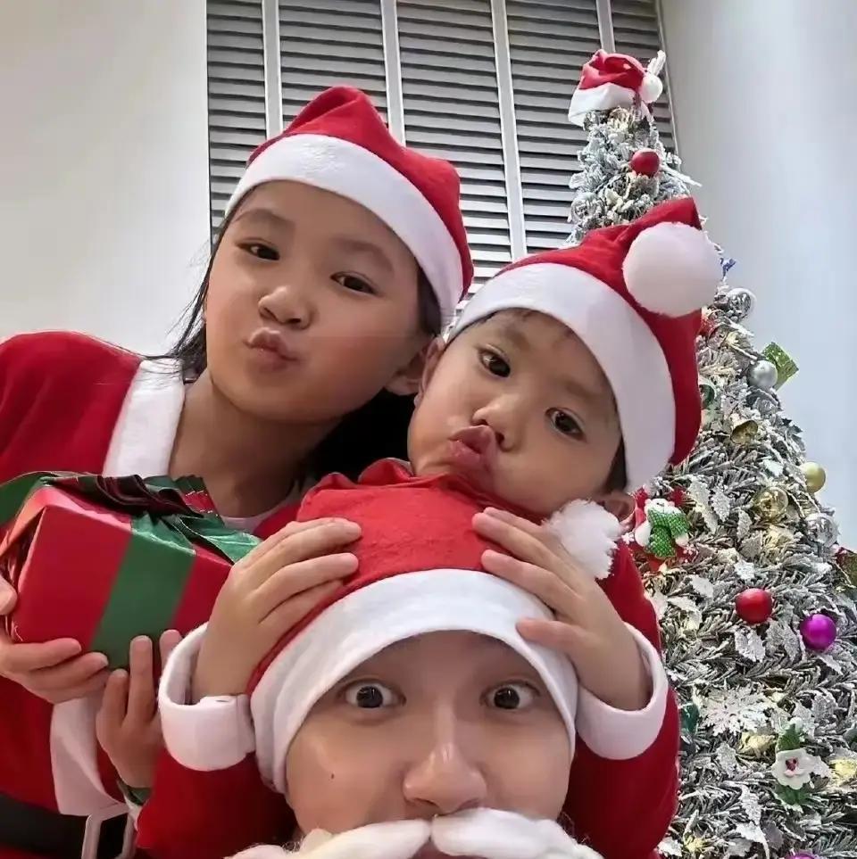福原爱赢下全部官司那天，彻底失去了自己的孩子。你看江宏杰的圣诞合照。两个孩