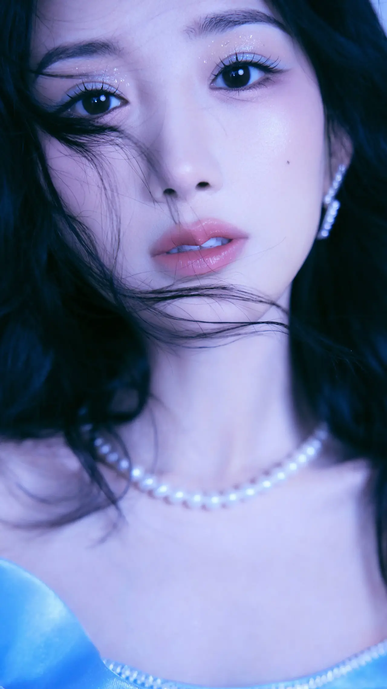 梦幻蓝调，优雅珍珠，温柔女神，惊艳瞬间(毛晓彤)