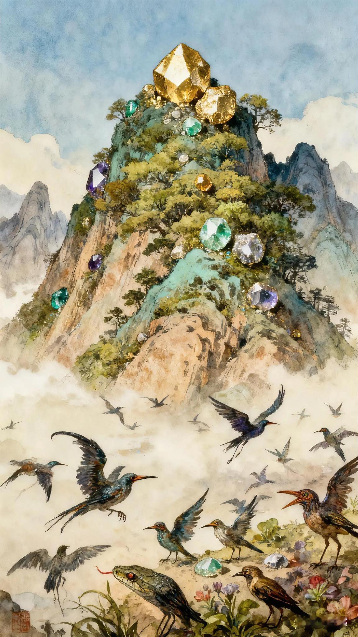 《山海经》是虚构还是真实存在?山海经一南山经：再往东四百里，便到了非山的头部，