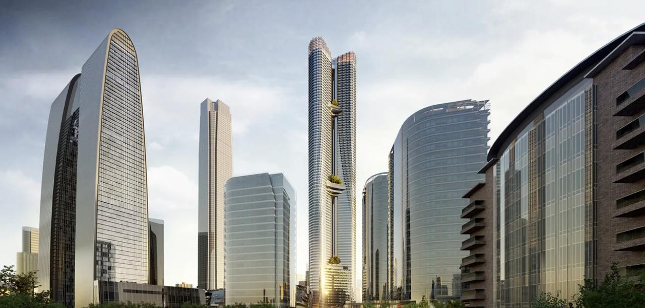 苏州湖西CBD天际线再添重磅利好——460米高的中海苏州超塔主塔楼于2025年1