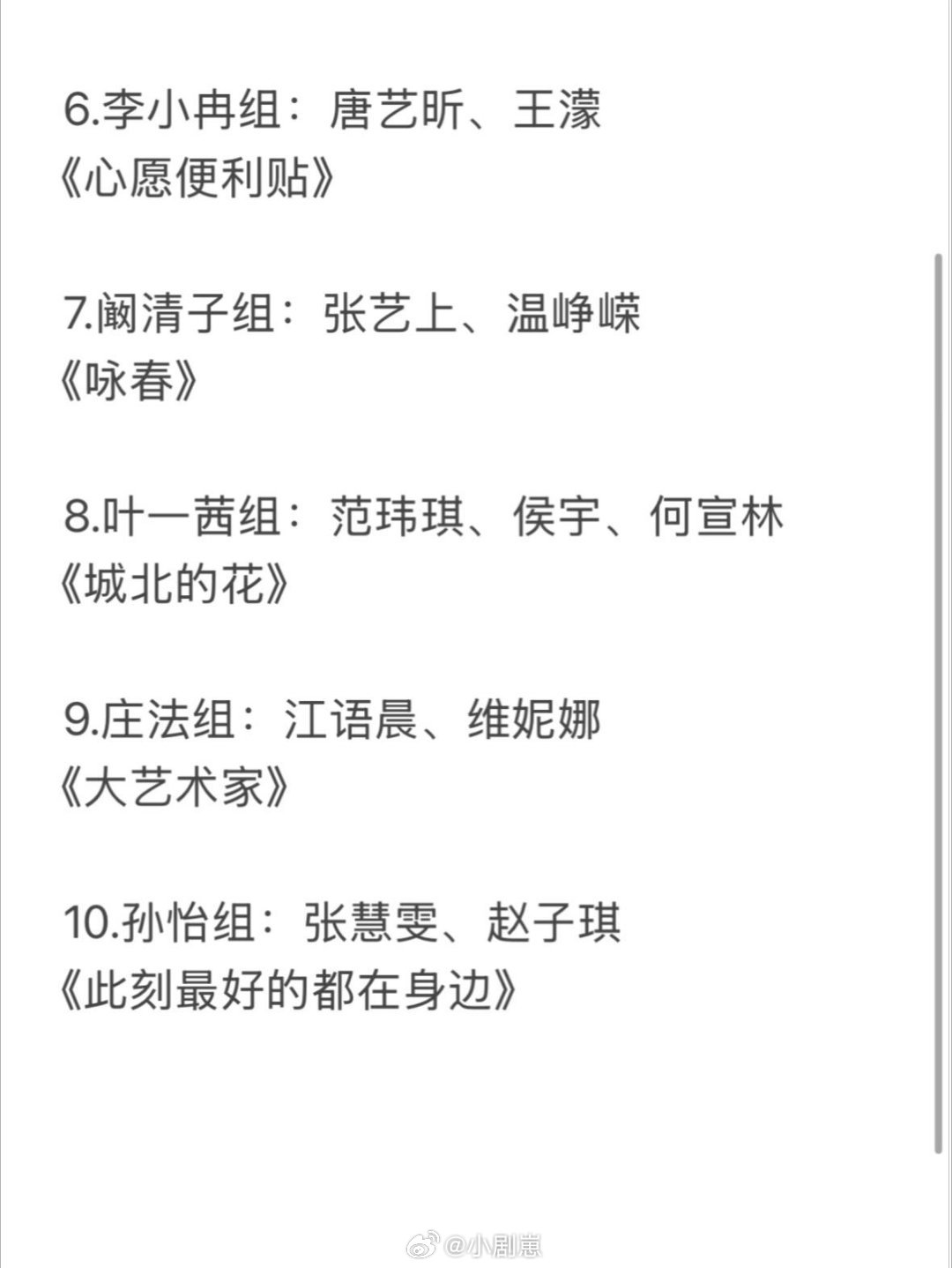 乘风破浪的姐姐乘风2026一公选曲结果出来了涂鸦的普通话能力存疑，居然选了英文歌