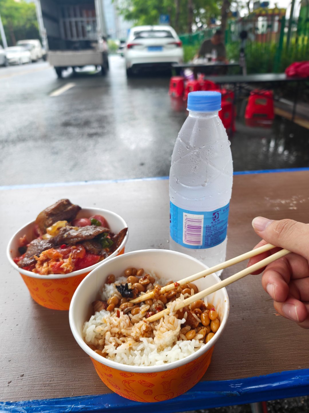 15块的自助打饭，什么水平