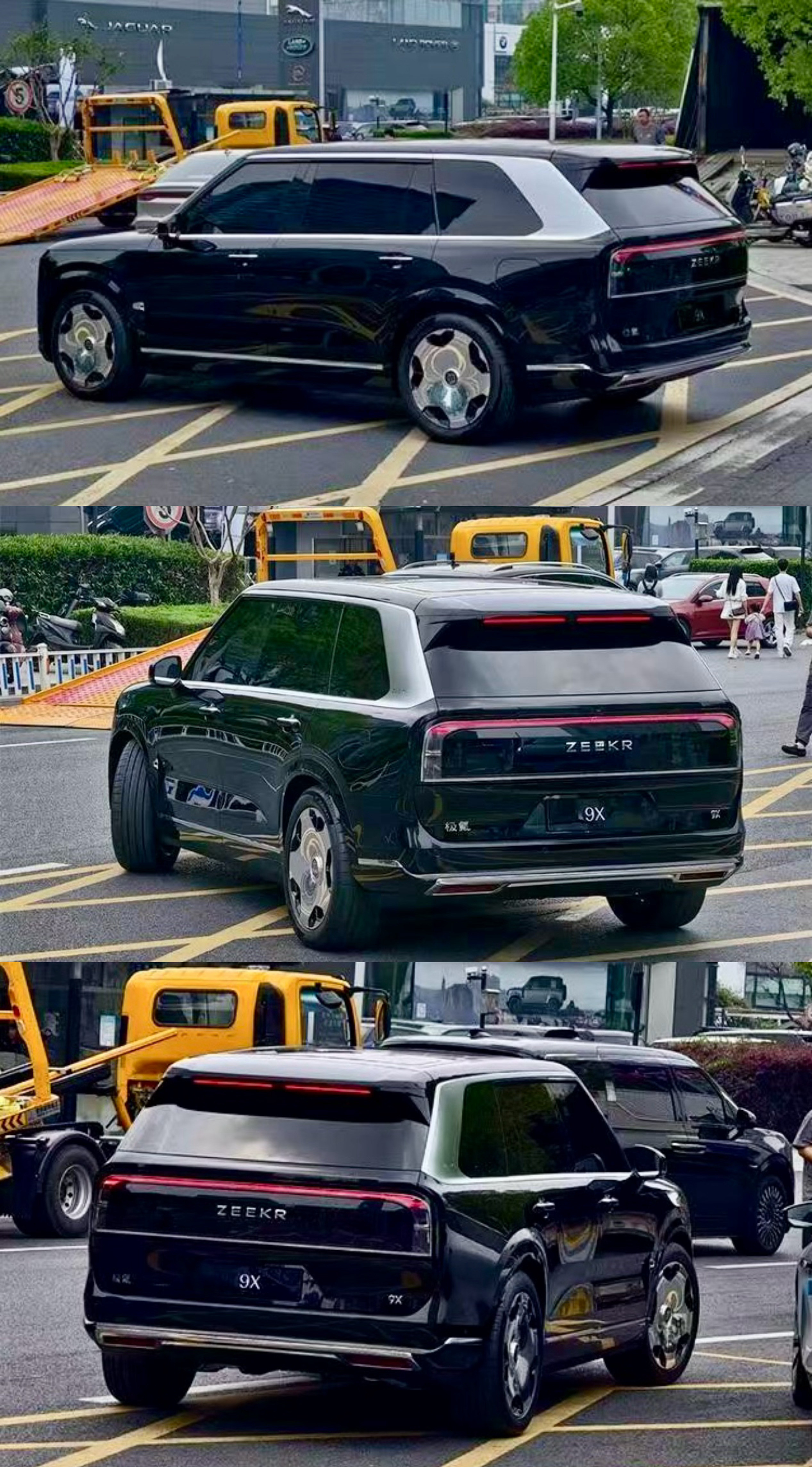 都说极氪9X劳里劳气，和街拍的库里南比比，你说有吗[doge]极氪极氪9X劳斯莱