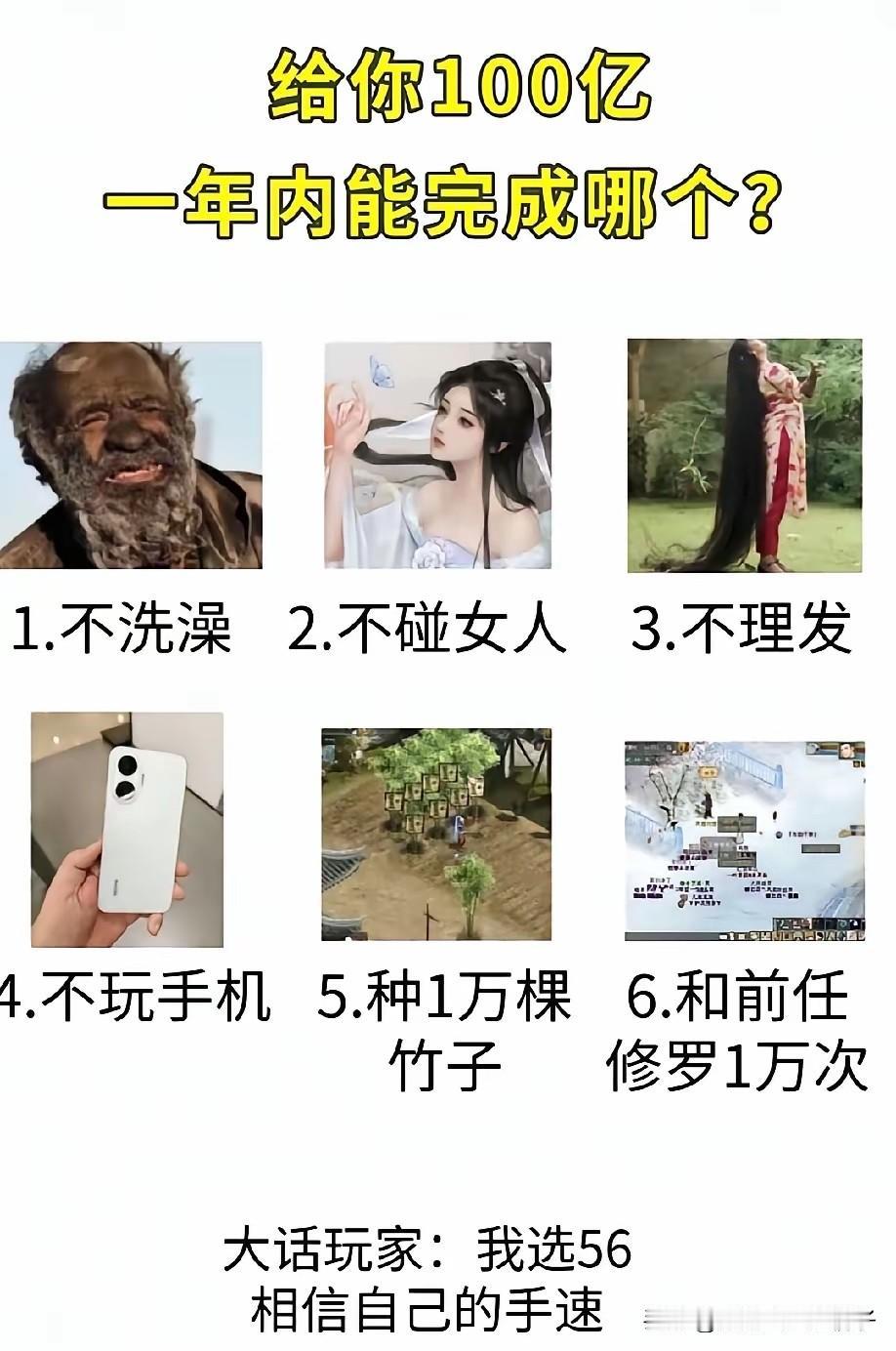 女生看到这种选择题，估计做梦都会笑醒吧！[捂脸哭][捂脸哭]