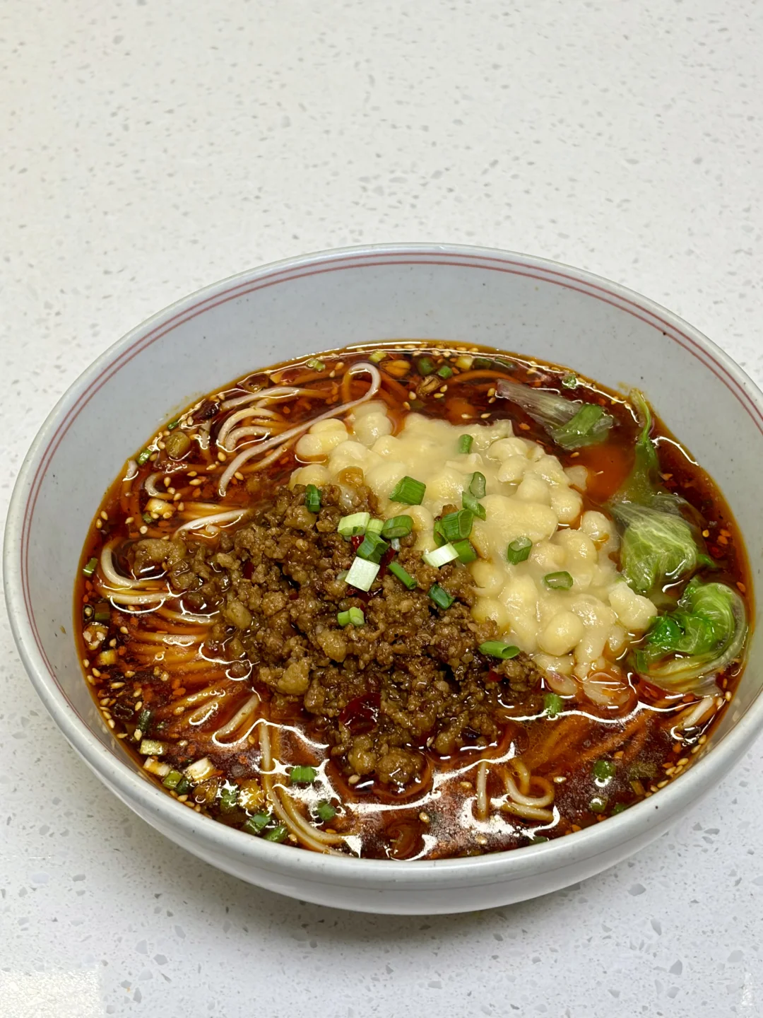 黏糊糊巨好吃的豌杂面，附详细做法～