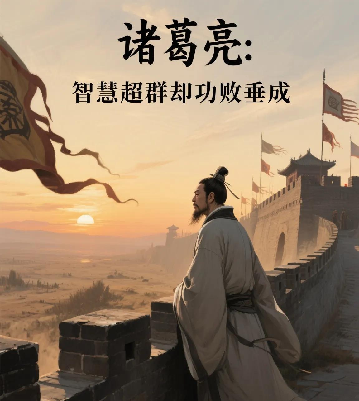 诸葛亮智慧超群却功败垂成，为何成了后人最敬重的失败者？深秋的五丈原，摇曳的孤灯