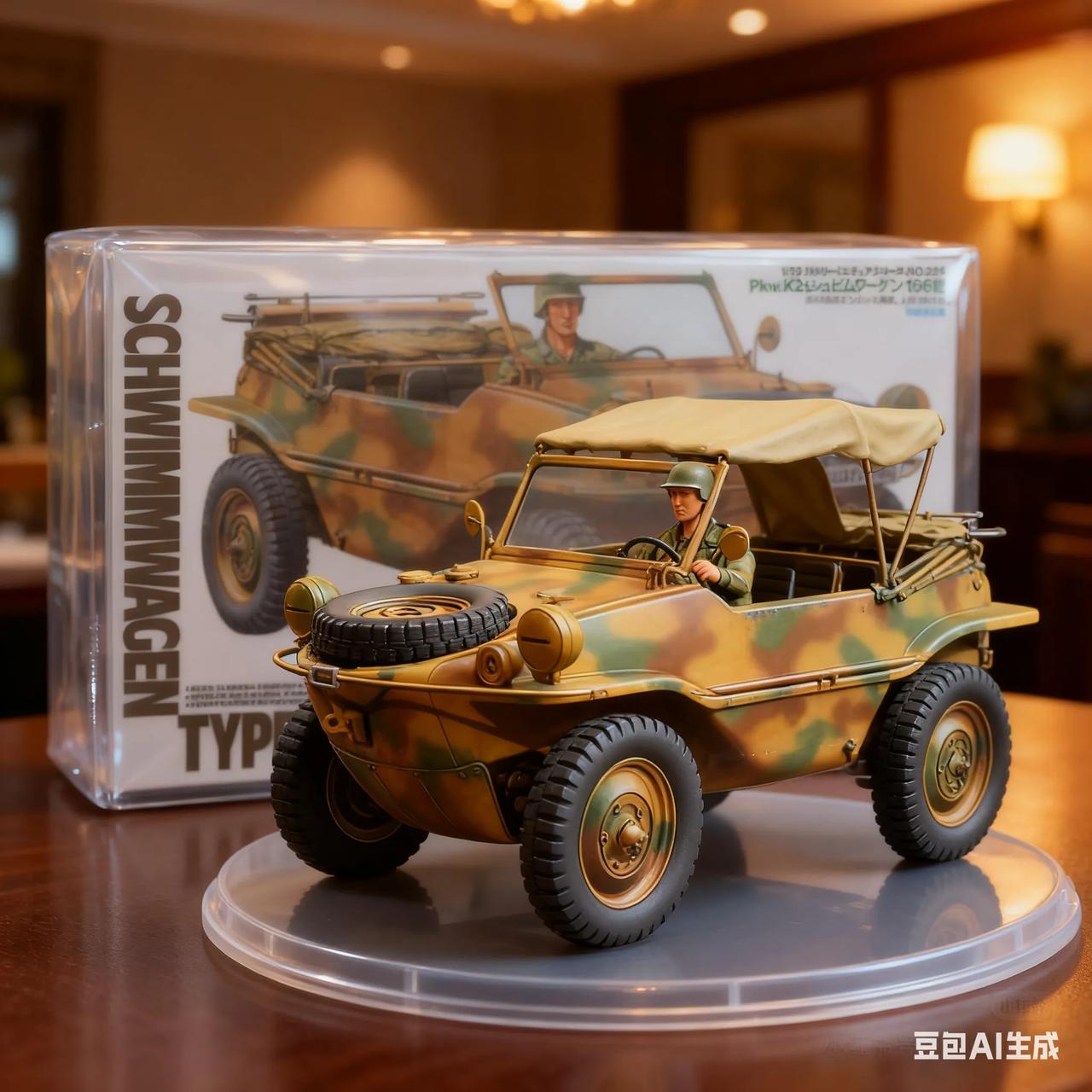 二战轻型装甲侦察车模型