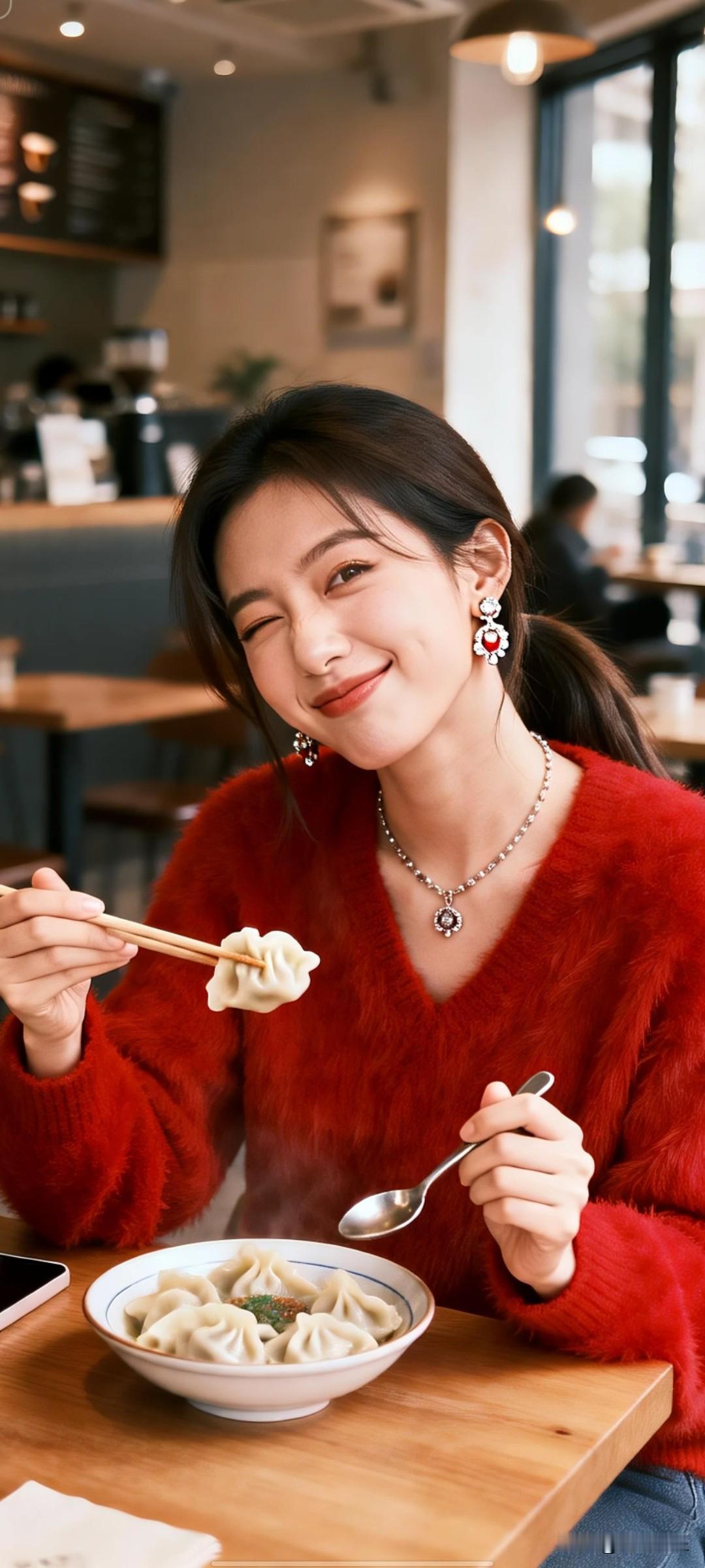 好吃不如饺子，舒服不如倒着。