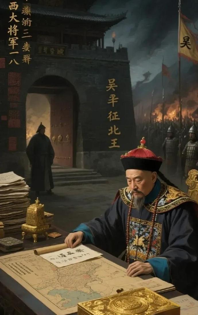 三藩之乱时，最让人迷惑的是陕甘的王辅臣，坐拥八万雄兵，然后找两边要好处，要到的都