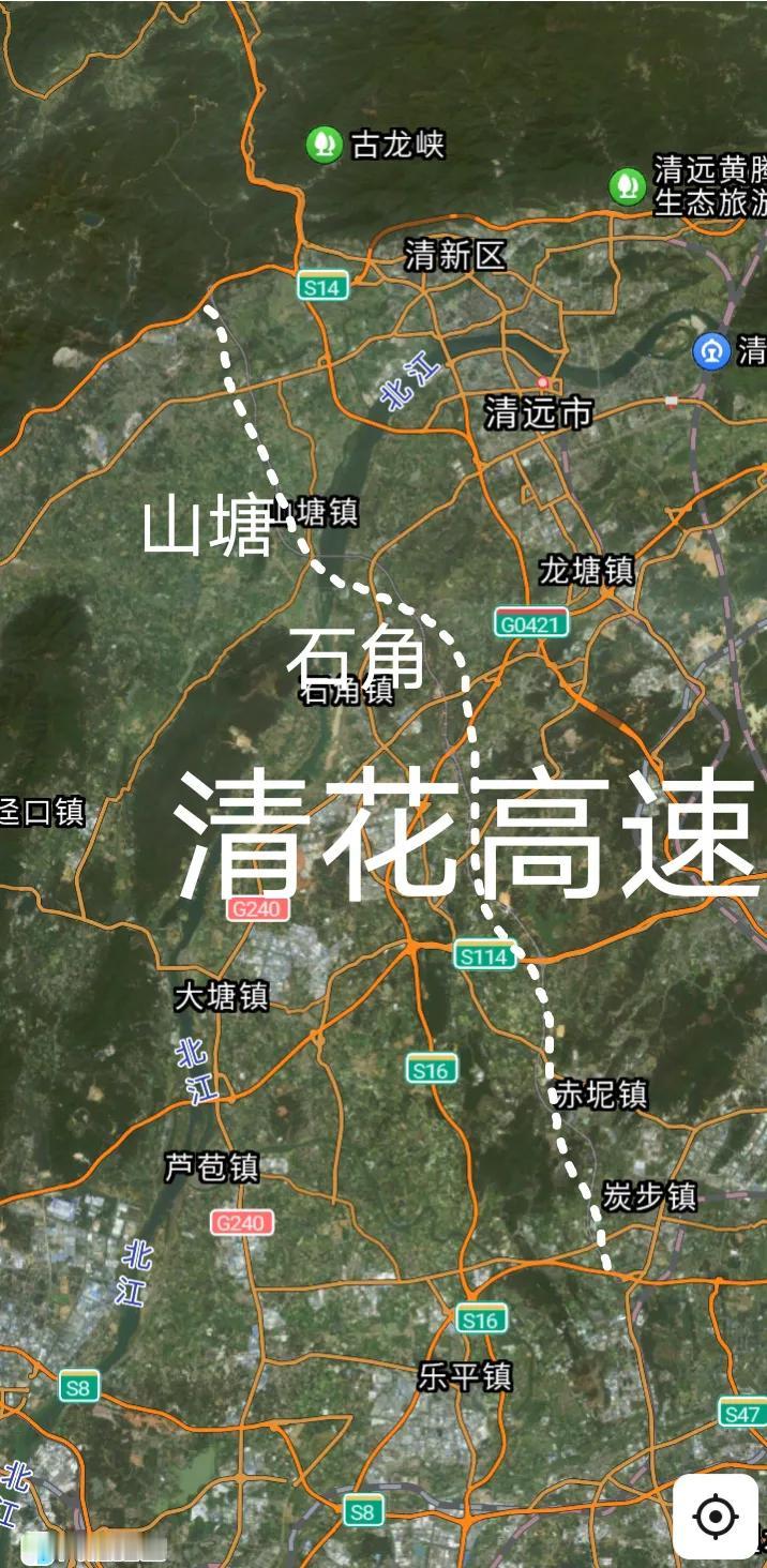 年底通车，清远至广州花都的清花高速(8车道)预计2026年底可以实现全线建成通车