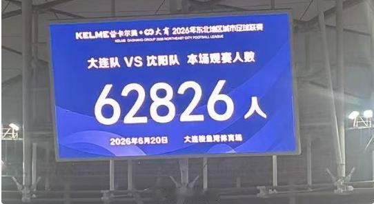 这个是真牛~~~逼！这个也说明大连真的是个足球城市，一场业余东北超联赛比赛，