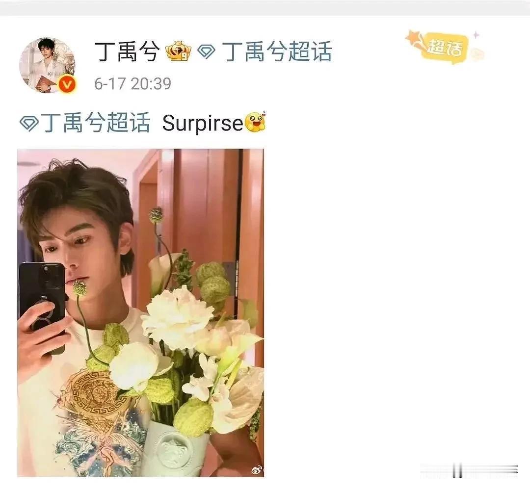 内娱新增文盲一枚，丁禹兮surprise打成surpirse，手机输入法很多时候