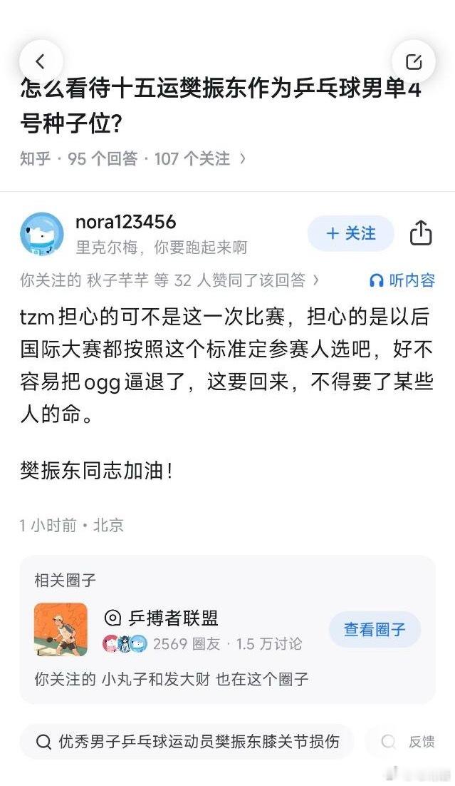 樊振东的种子位，乒丝们其实真正破防的这个吧，全运会只是开胃菜怎么办[doge]