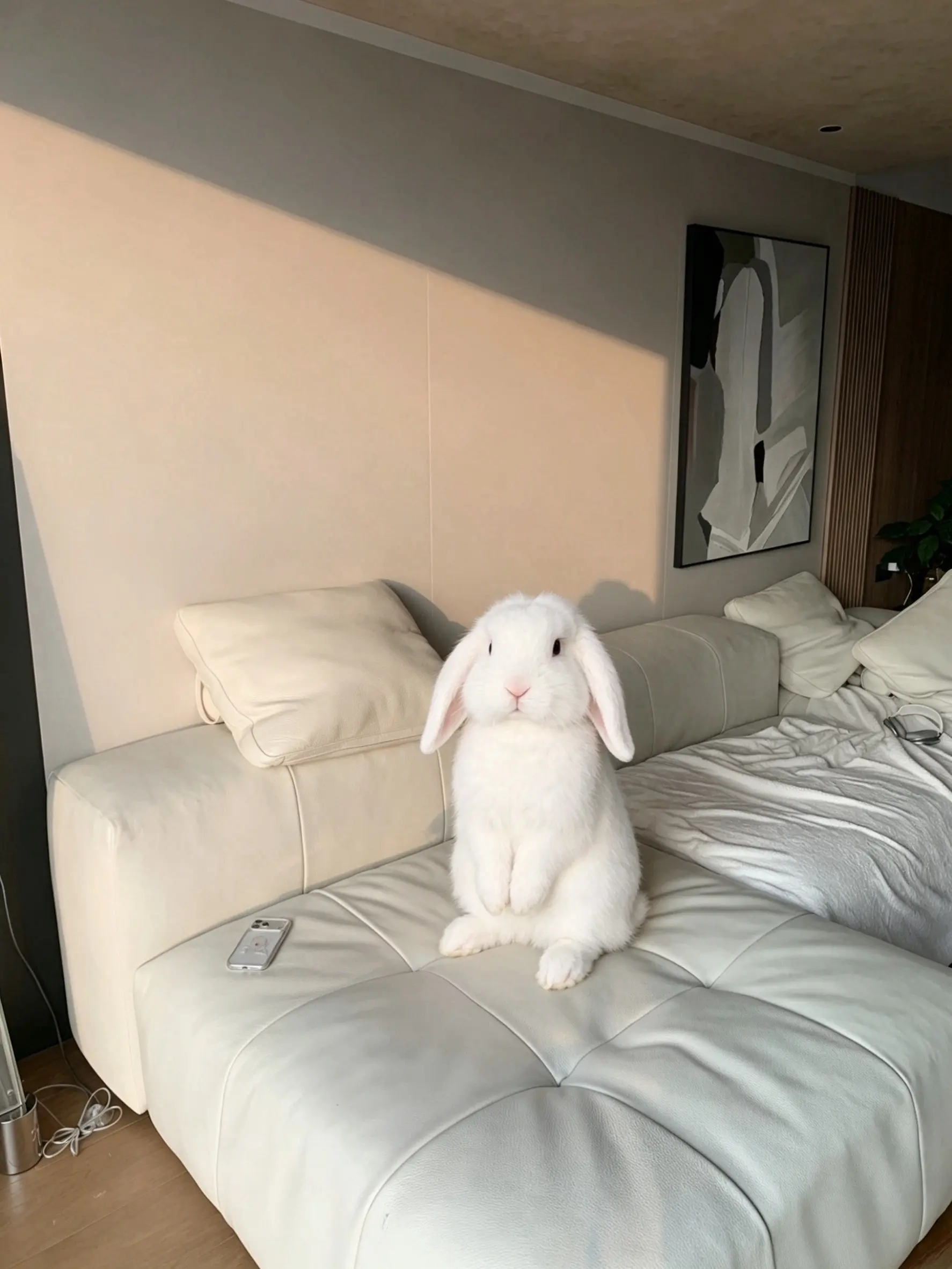 糟糕 变成小兔子了