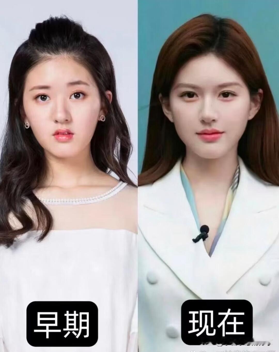 虽然现在的赵露思变得性感美丽的，但这是另一种美丽和成熟感，没有早期的她漂亮了，眼