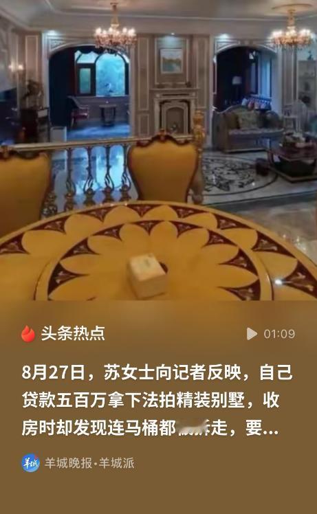 吃相不要太难看！湖南长沙，女子贷款500万，拍下一套价值600万的法拍别墅。女子