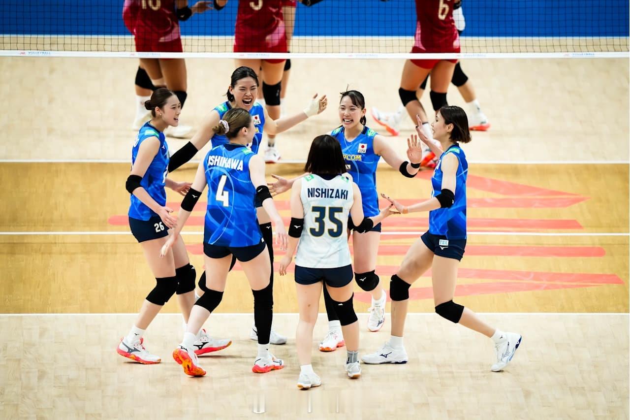 【国家女排联赛日本险些爆冷3-2大逆转泰国】2025世界女排联赛国家排球联赛