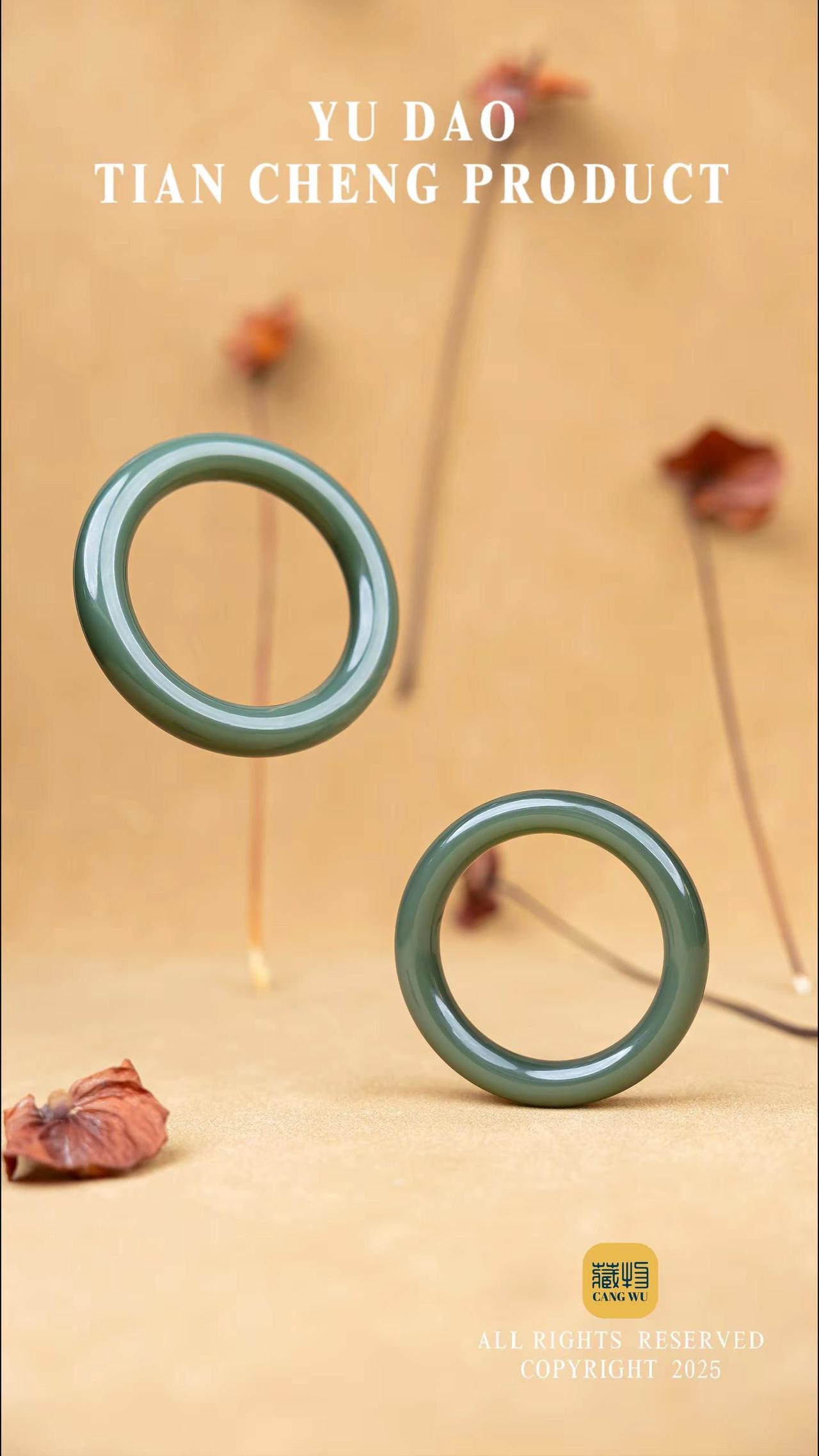 玉道天承碧玉粉青手镯和田玉审美