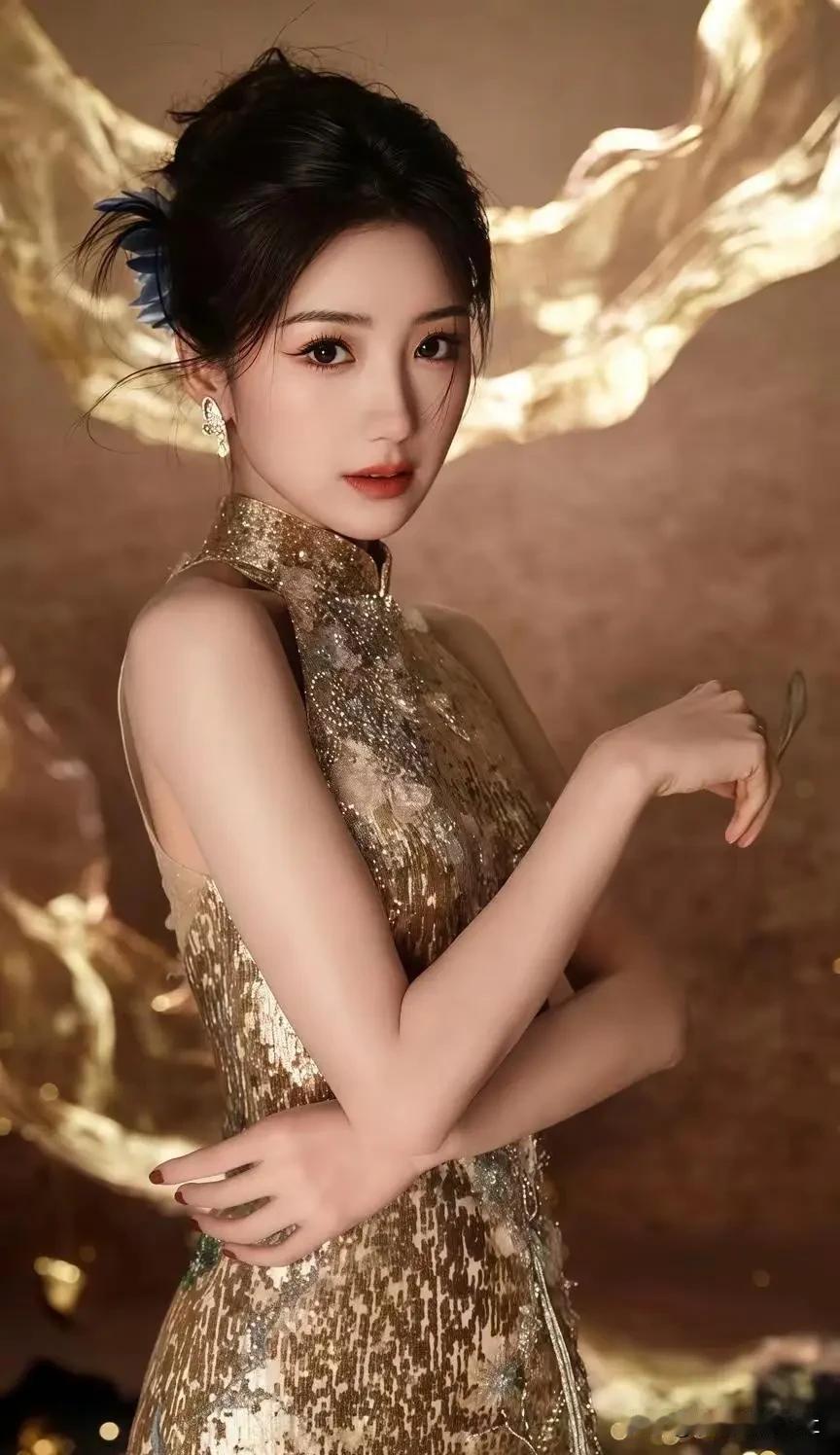 毛晓彤，新中式旗袍