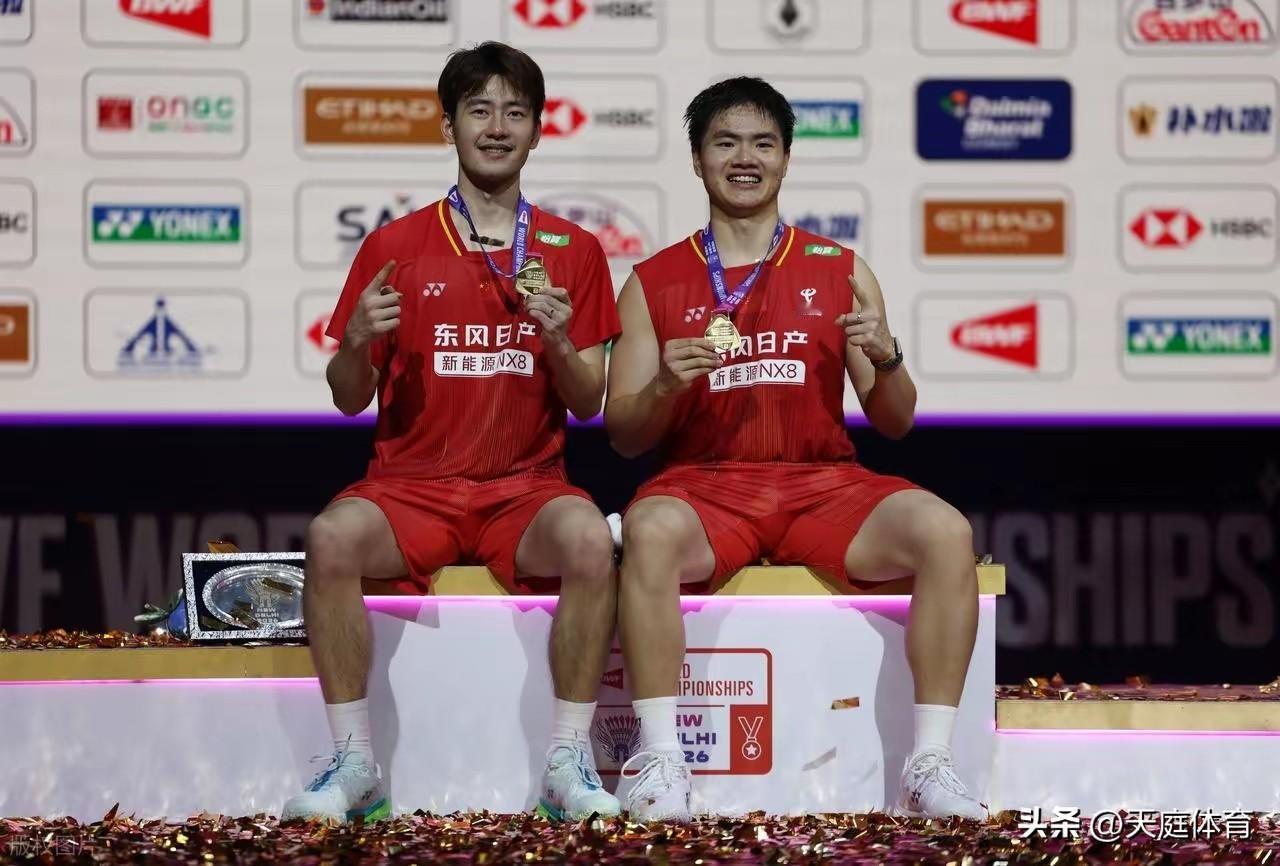 冷！羽毛球世锦赛决出5项冠军，中国仅男双夺冠！女双混双均送对手几十年来首冠。