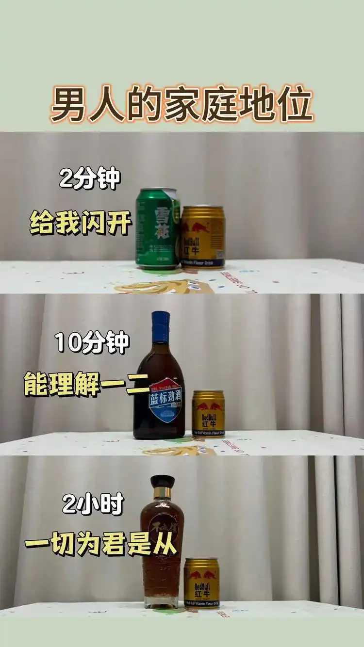 男人的家庭地位，就是这么简单。
