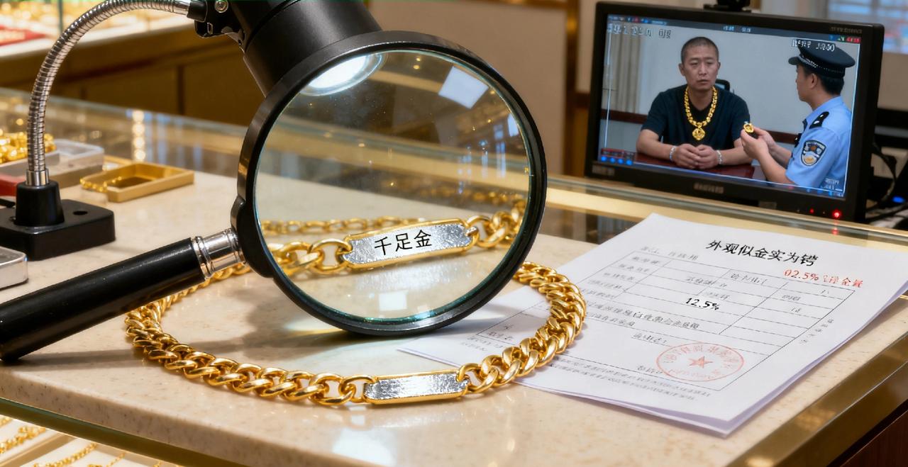 3. 80万黄金骗局曝光！俩男子用“铼”造假，肉眼难辨的套路让金店防不胜防。