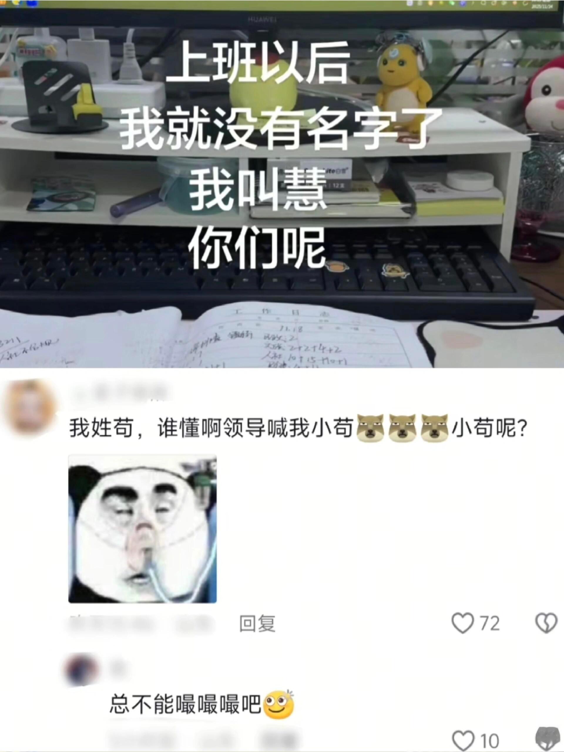上班后你们的“新名字”是什么？