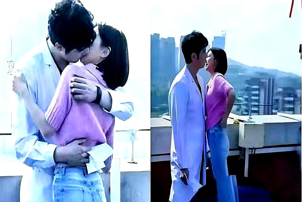 谁懂啊！金世佳189cm拍吻戏，毛晓彤居然踩凳子？金世佳往那一站，189cm