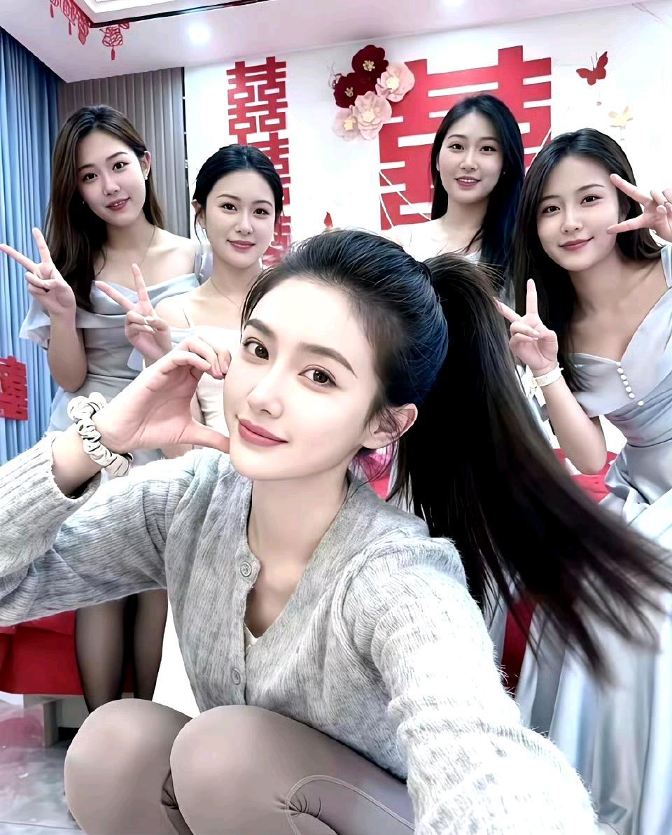 伴娘漂亮哦[比心]