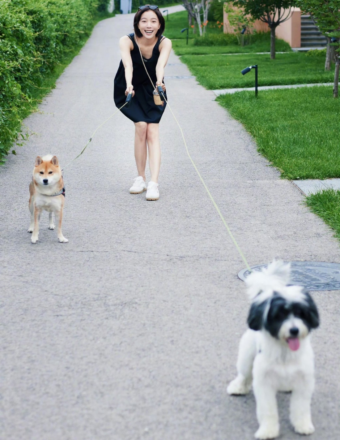 王珞丹笑的好明媚呀！！姐姐每一根头发是都有自己的想法嘛[doge][doge]