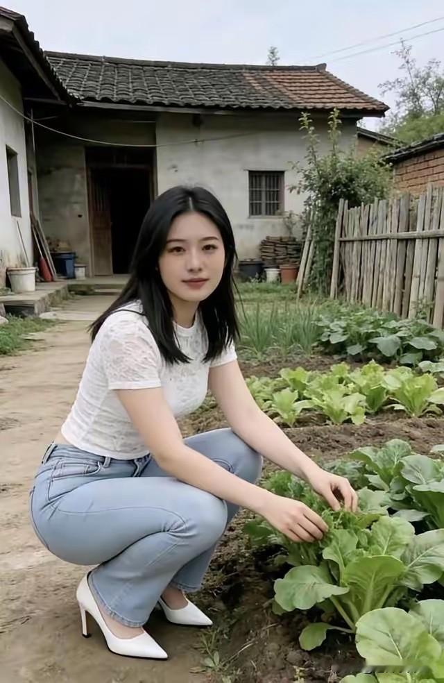 农村姑娘真漂亮，勤俭持家又善良，气质优雅人品好，上得厅堂下厨房。温婉大