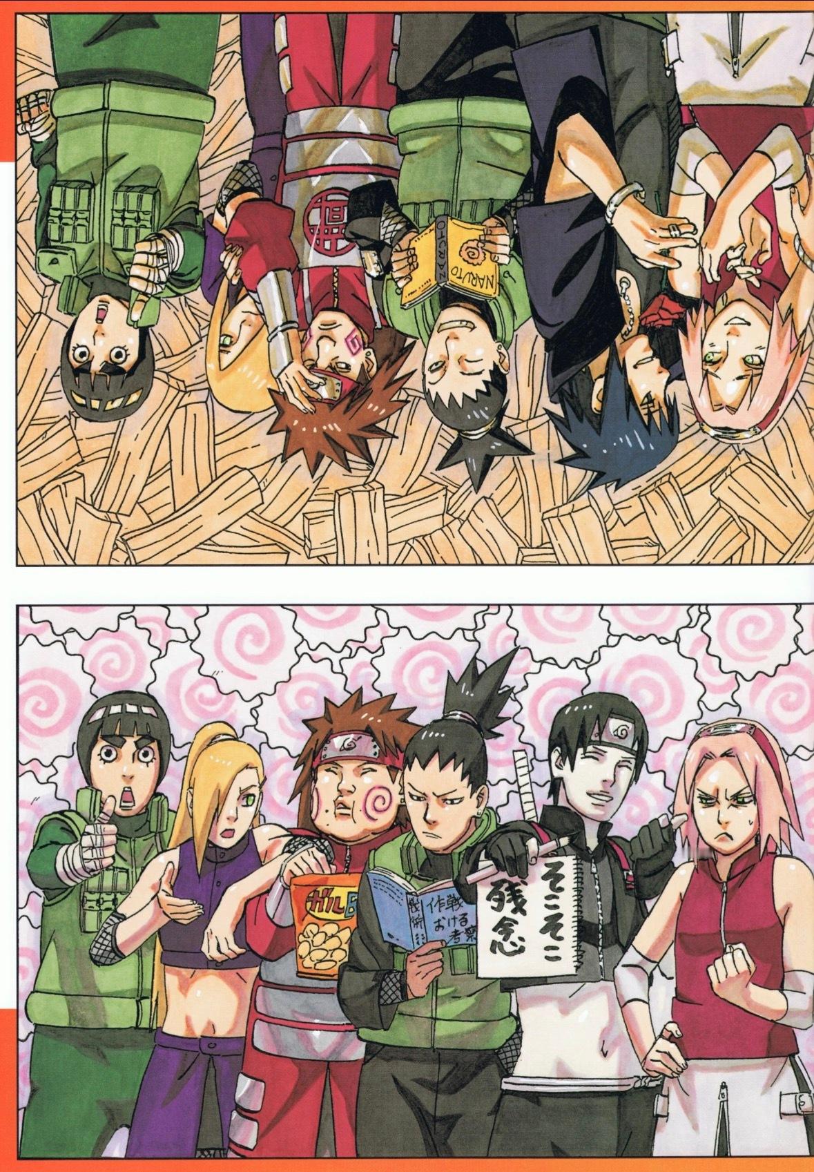 火影忍者原画，都特别有意思，小细节很多哒！动漫点评团火影忍者动漫