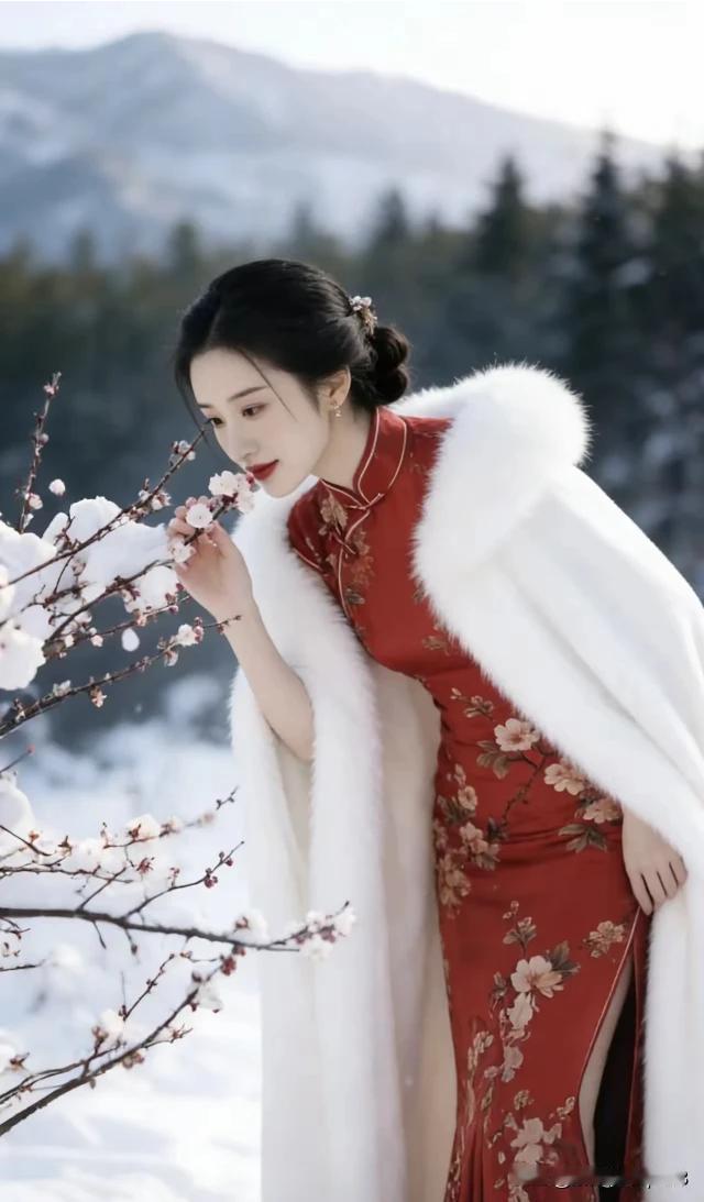 往年江南雪见少，今年漫天白絮飘。巷头老幼争相看，玉树琼花竞妖娆。