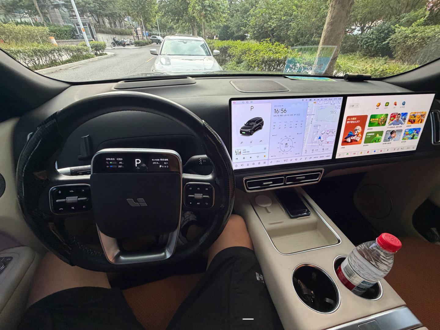 四年前送我姐那辆理想L9，她竟然保护得跟新的一样。但我不理解，为啥座位要套这种皮套？这不影响座椅的通