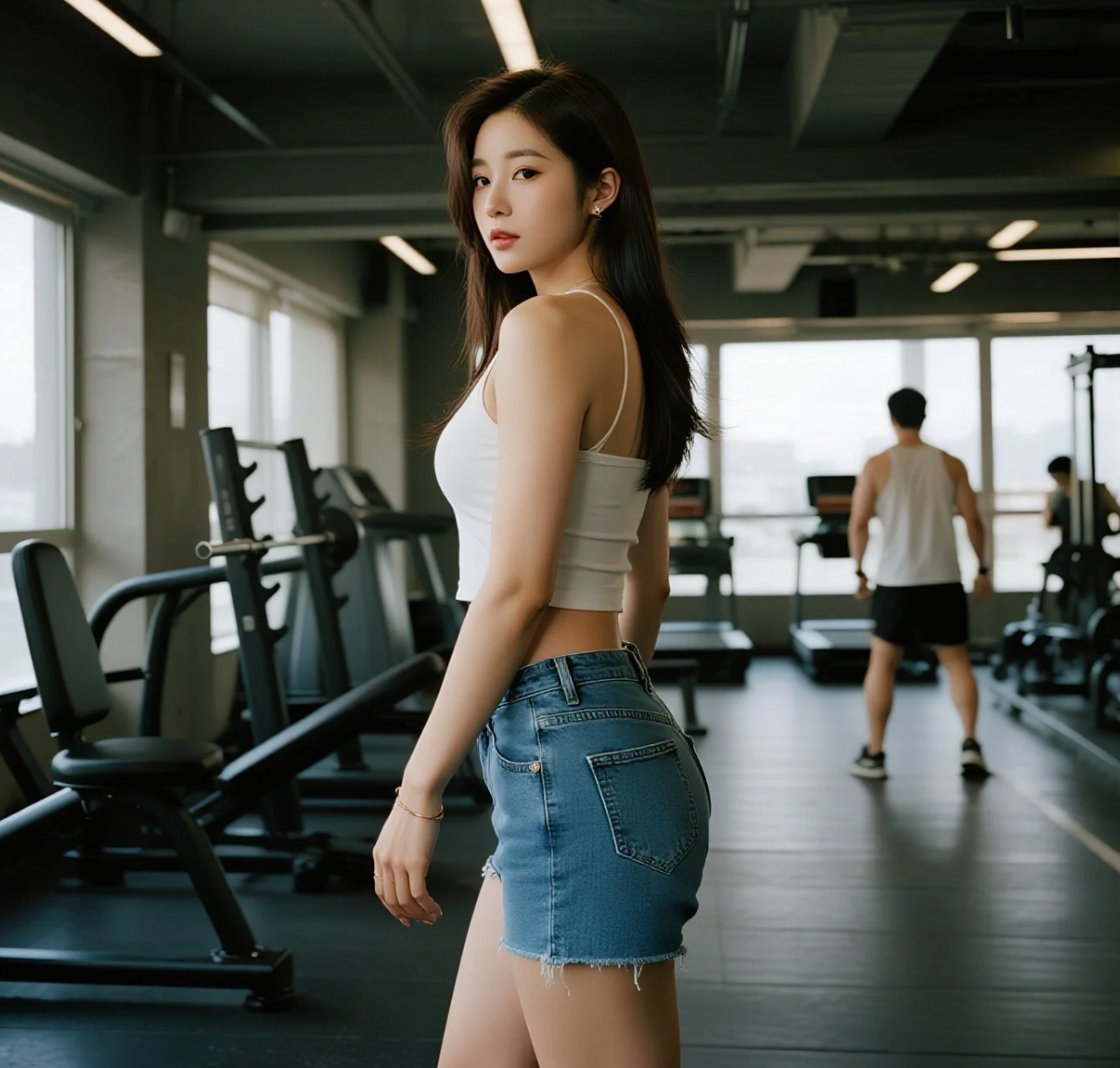 举铁也能很美：美女健身图集燃爆你的视觉
