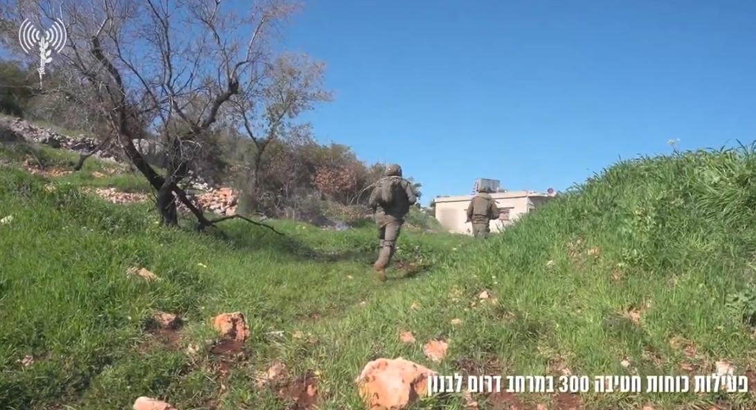 以色列国防军在黎巴嫩南部一基督教村庄消灭真主党恐怖分子小组第146师指挥的第3