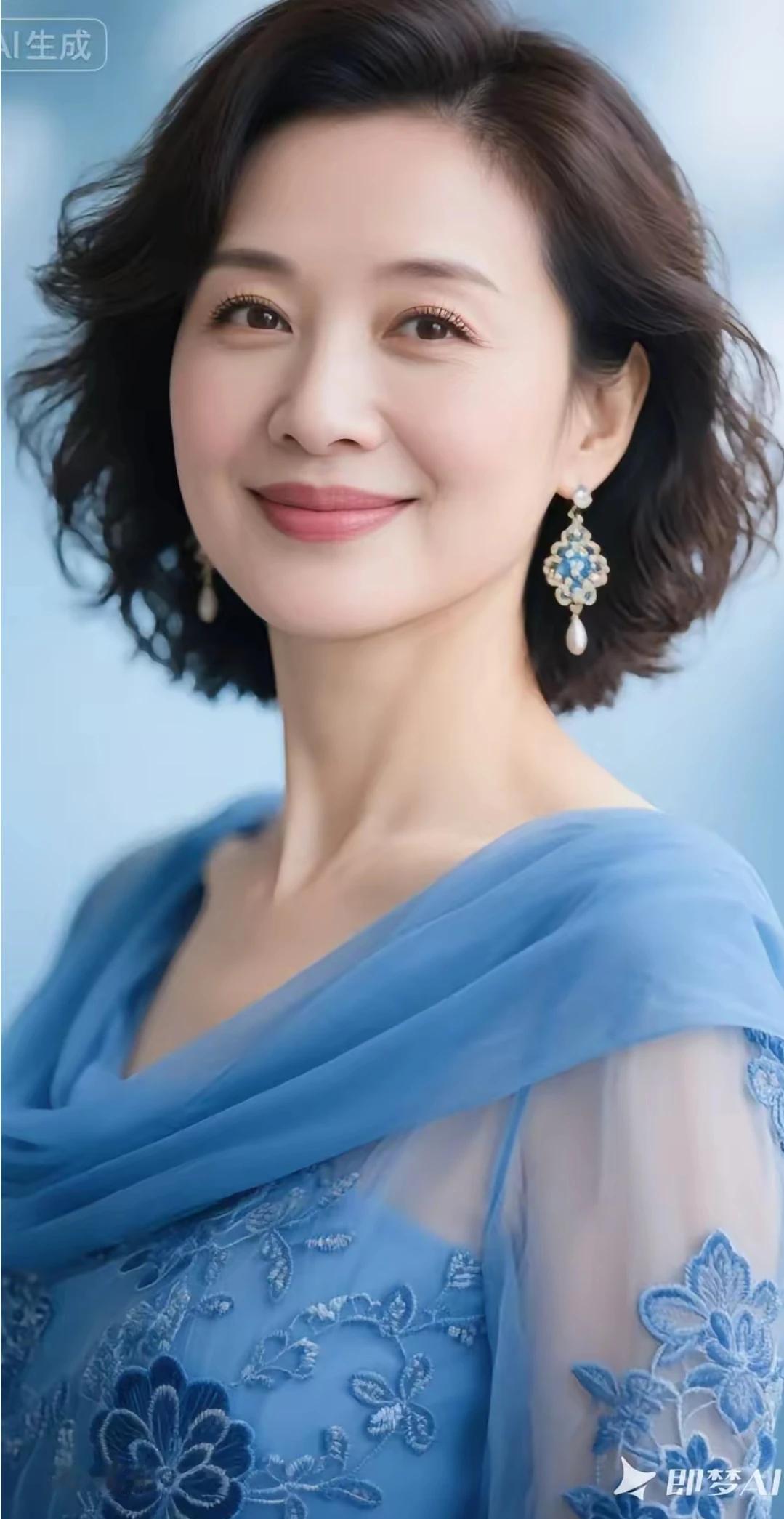 半老徐娘，风采依旧雍容华贵，秀色可餐环肥燕瘦，倾国倾城国色天香，国色芳华