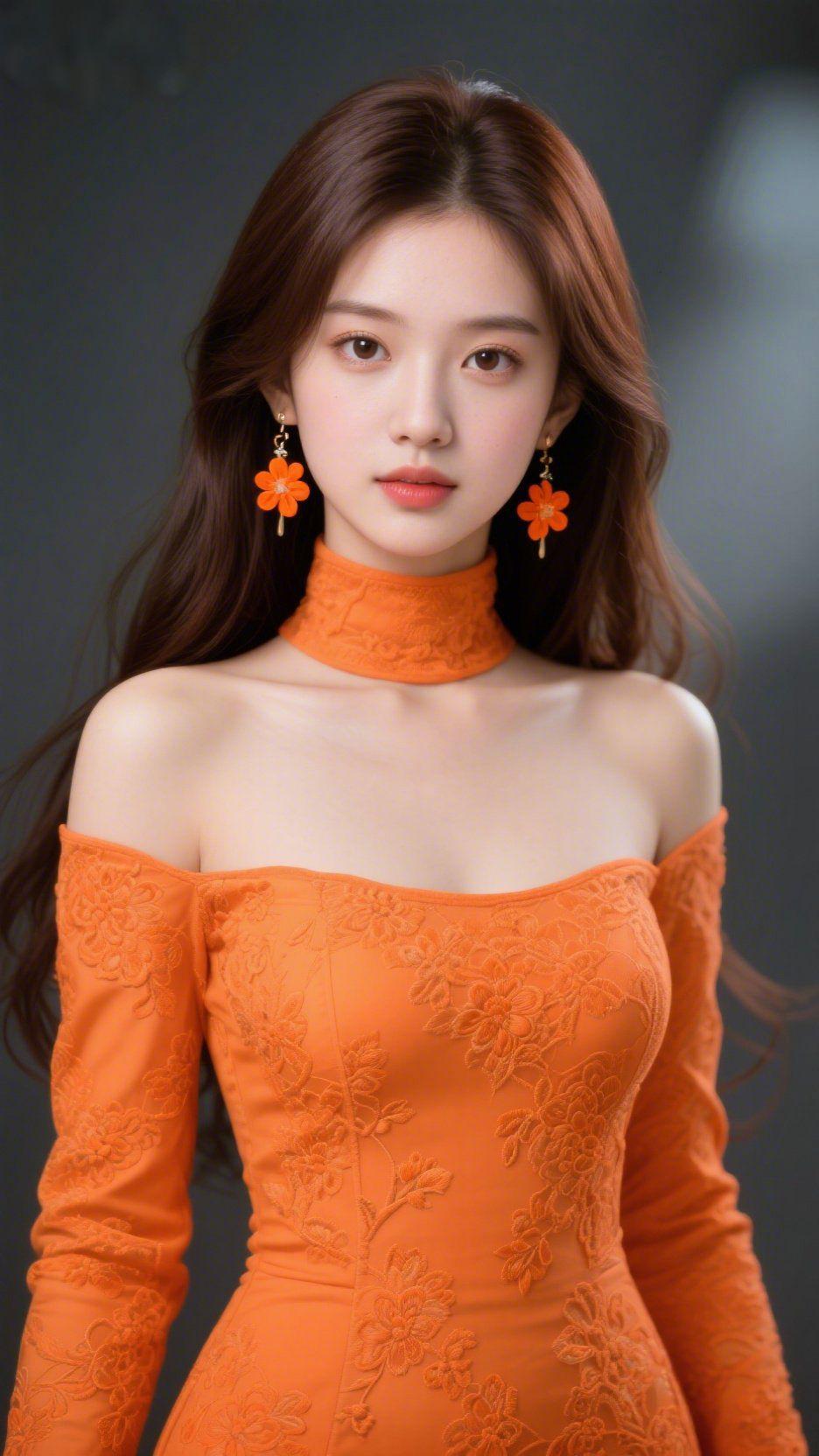 橘色温柔漫时光暖橘色调缓缓铺展，似揉碎落日余晖，晕染出满屏治愈的浪漫。细腻