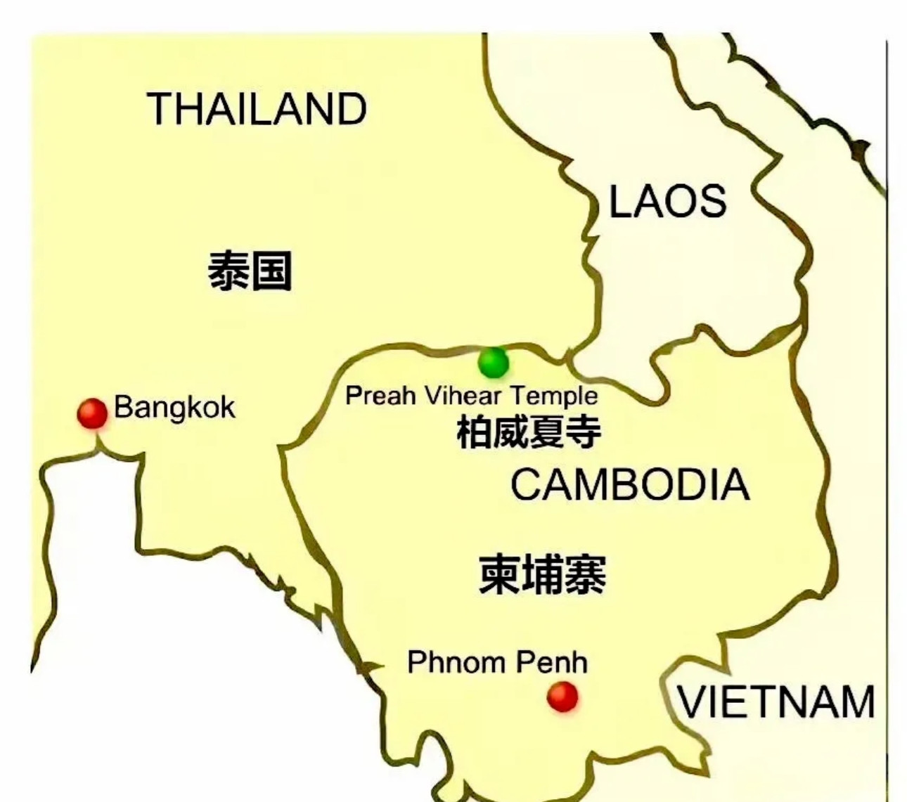泰柬冲突升级，泰国装甲师往里冲，柬方求美法帮忙泰国陆军最能打的第三装甲师，