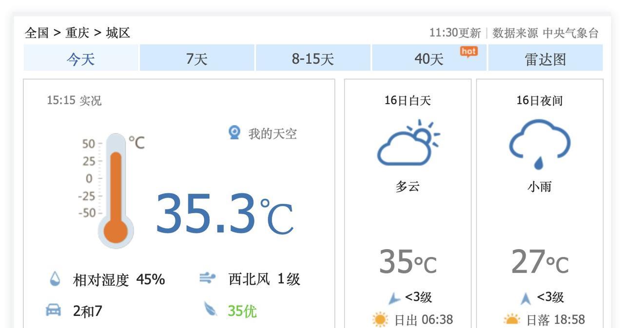 哎呀！9月16日，重庆变天了，天空灰蒙蒙的，好闷热啊！而且，未来很多天，重庆可能