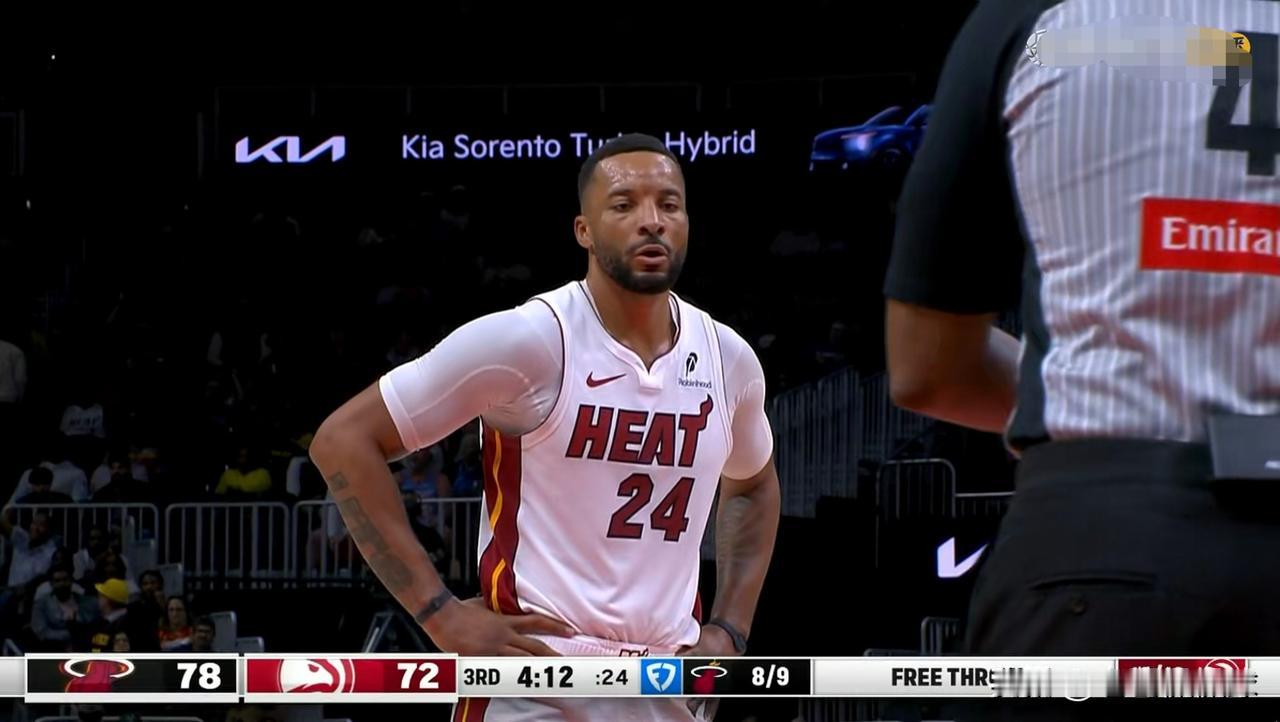 热火球星鲍威尔不愧是球队的头号得分手！在今天热火客场以126：111击败老鹰的比