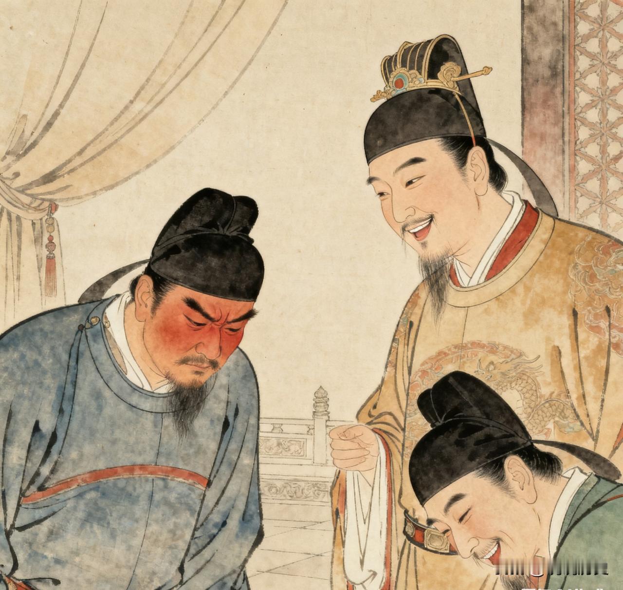 一天，李世民笑眯眯问妹夫薛万彻：“听说你与公主结婚数月还未同房？”薛万彻说：“公