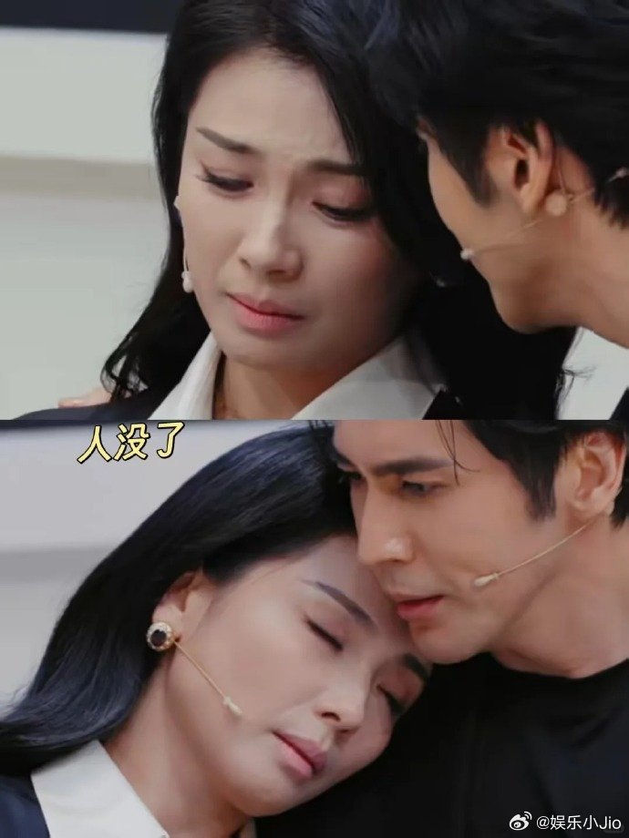 刘涛一滴泪秒了五官乱飞无限超越班刘涛这段病重妻子的表演真的绝了，前一秒还是干练女