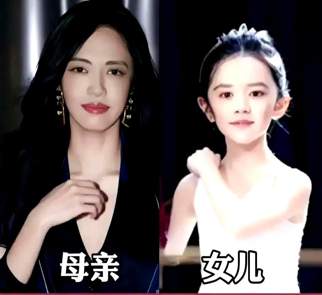 机场一张侧脸，又把Lucky推上热搜。10岁小姑娘，下巴线条和戚薇20岁旧照几乎