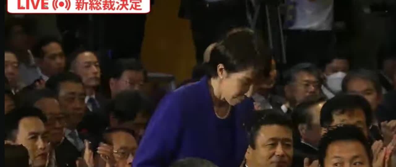 新日本新首相，高市早苗，偶像是打赢英阿战争的撒切尔夫人。5人竞争局面中，最后