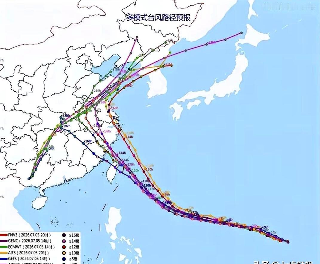 你以为台风天只是放个假、囤点货？别天真了，现在的台风路径预报，早就成了各大顶尖