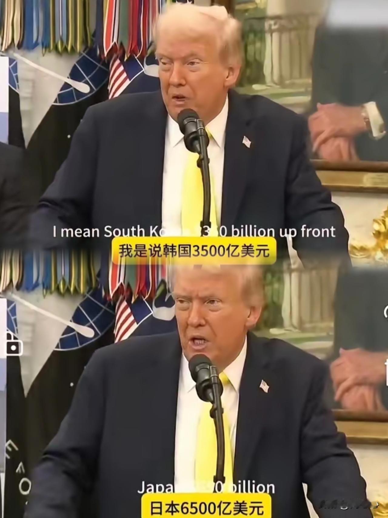 简直不敢想象特朗普竟然会说出这样的话他说：东方大国应该对美国公平一些，一个乐
